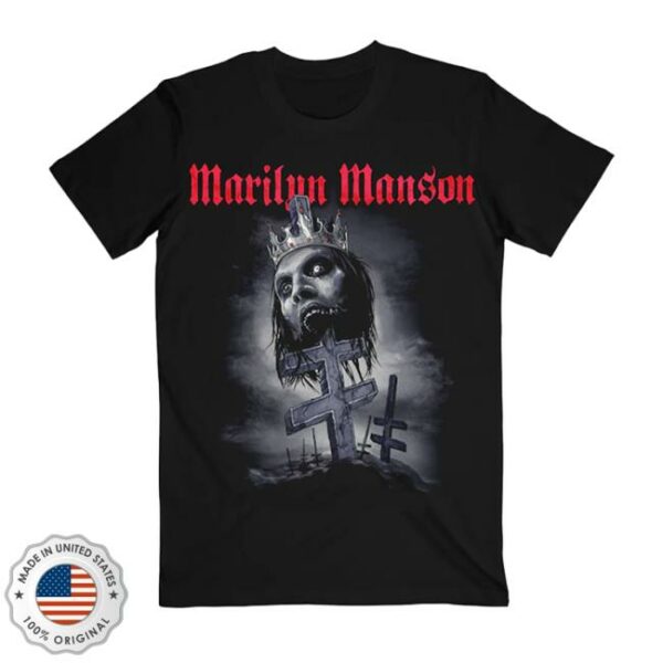 Marilyn Manson Store Merch Impaled Double Cross Tee