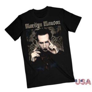 Marilyn Manson Store Merch Pointing Black Tee