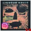 kenny Official Merchandise Store Crowded House Woodface Black T Shirtaa