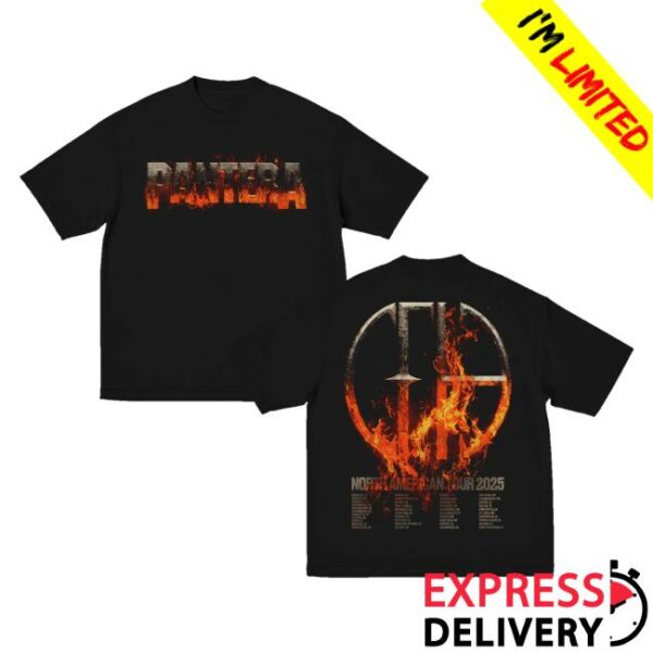 Pantera Official Store Merch Pantera Molten Logo T-Shirt