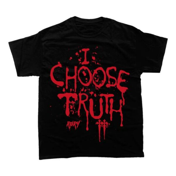 Rory Merch Store I Choose Truth T-Shirt Black