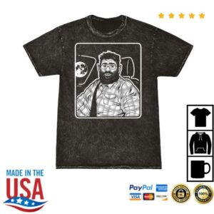 Shark Robot Merch Store Cory Isn’t Reacting Well To La Moon Acid Wash Shirt