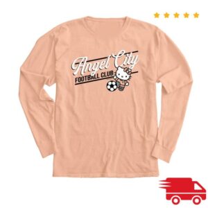 Angel City Merch Store Angel City Fc X Hello Kitty Sol Rosa Long Sleeve T-Shirt
