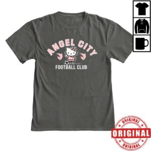 Angel City Merch Store Angel City Fc X Hello Kitty Armour Short Sleeve T-Shirt