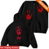kenny rory store merch handprint zip black hoodie wf