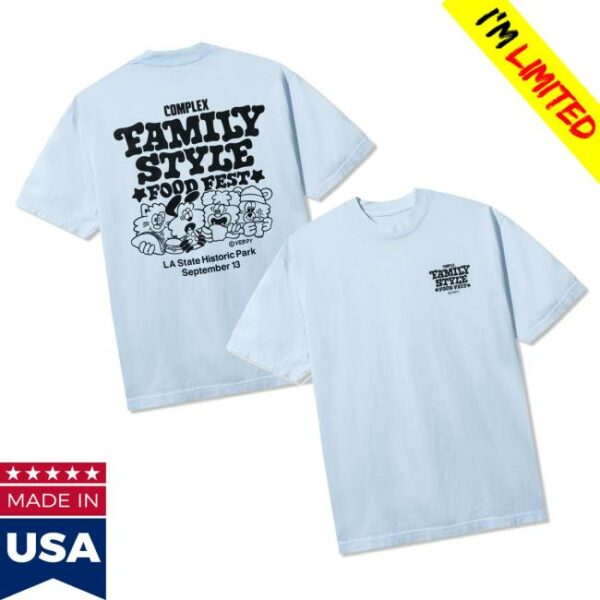 Complex Merch Store Verdy Family Style Verdy X Fsff Logo T-Shirt Blue