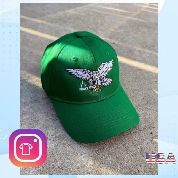 Heavyslime Merch Store Eagle Skull Ball Cap