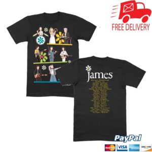 James Official Store Merch Cartoon Tour T-Shirt