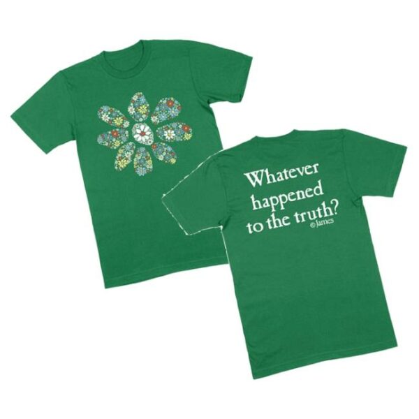 James Official Store Merch Daisy Irish Green T-Shirt