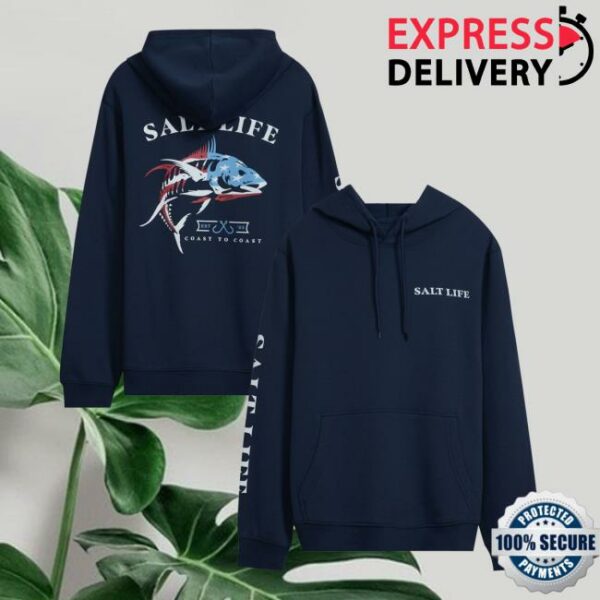 Salt Life Merch Store United We Fish Hoodie