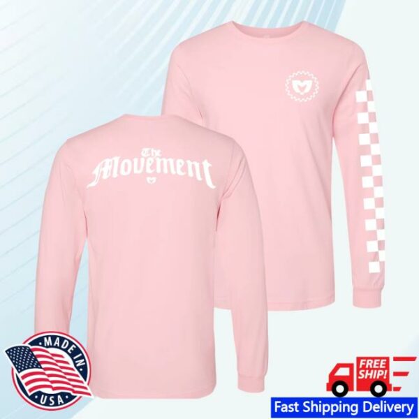 The Movement Vibe Store Merch Checker Brand Long Sleeve