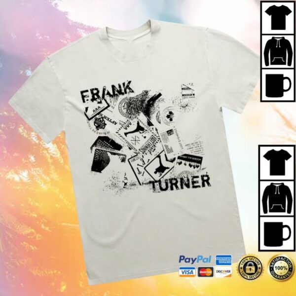 Frank Turner Store Merch Collage T-Shirt