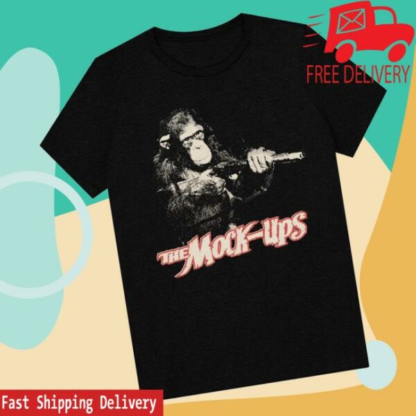 Gauzy Records Merch Store The Mock-Ups Monkey T-Shirt