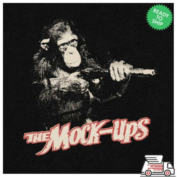 Gauzy Records Merch Store The Mock-Ups Monkey T-Shirt