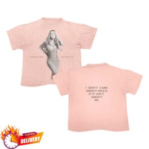 Mariah Carey Official Merch Store Here For It All I Don’t Care Pink T-Shirt