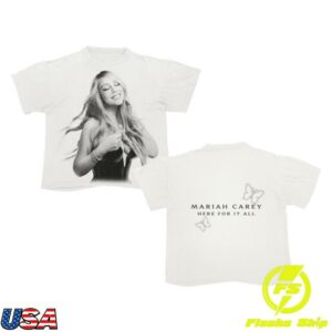 Mariah Carey Official Merch Store Here For It All White T-Shirt