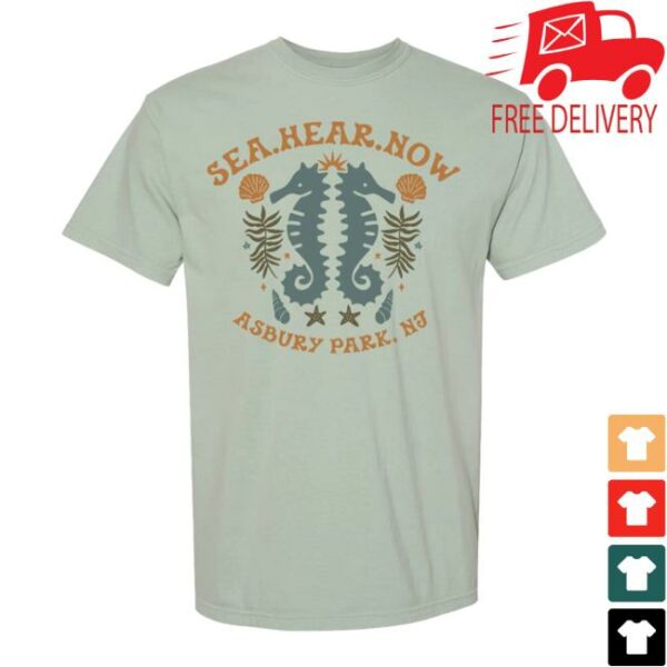 Sea Hear Now Festival Merch Store Seahorse Lineup Tee