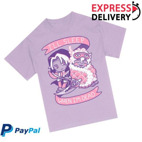 Fangamer Store Merch Hades I’ll Sleep When I’m Dead Shirt