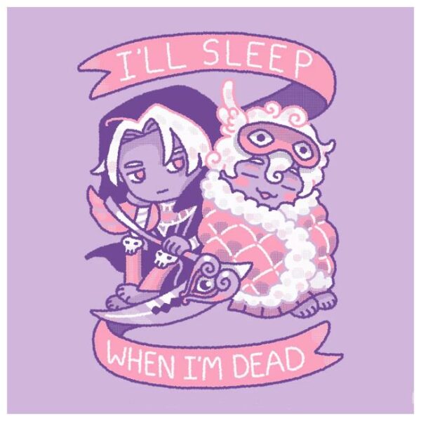 Fangamer Store Merch Hades I’ll Sleep When I’m Dead Shirt