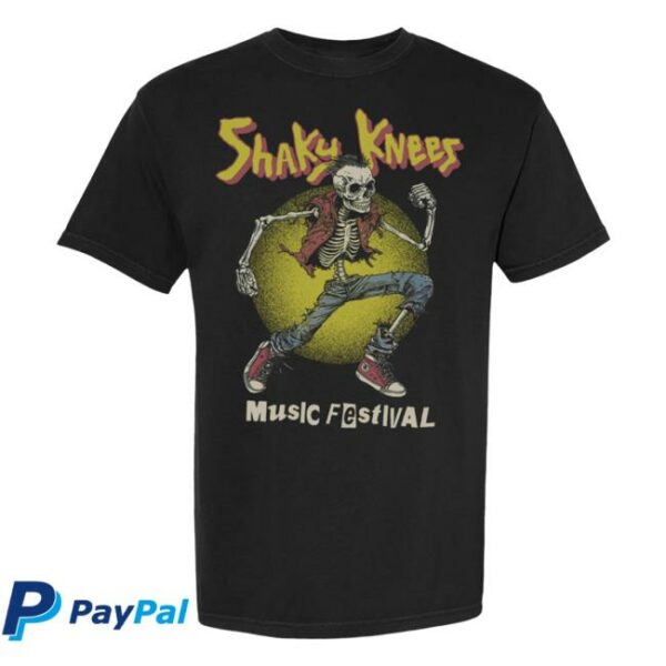 Shaky Knees Festival Store Merch Skeleton Punk Lineup Tee