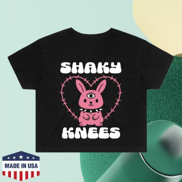 Shaky Knees Festival Store Merch Women’s Bunny Lineup Crop Tee