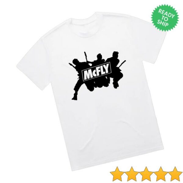 Mcfly Merch Store Mcfly Vs Busted White T-Shirt