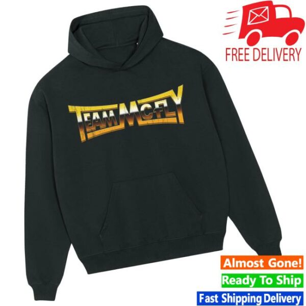 Mcfly Merch Store Team Mcfly Black Hoodie