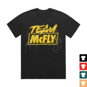 Mcfly Merch Store Team Mcfly Black T-Shirt