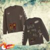 kenny Reading And Leeds Festival Merch Store Bespoke Brown Long Sleeve T Shirta