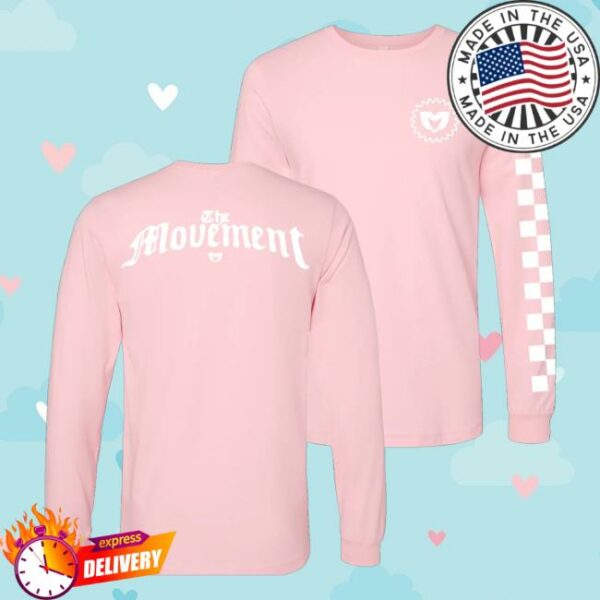 The Movement Merch Store Checker Brand Long Sleeve