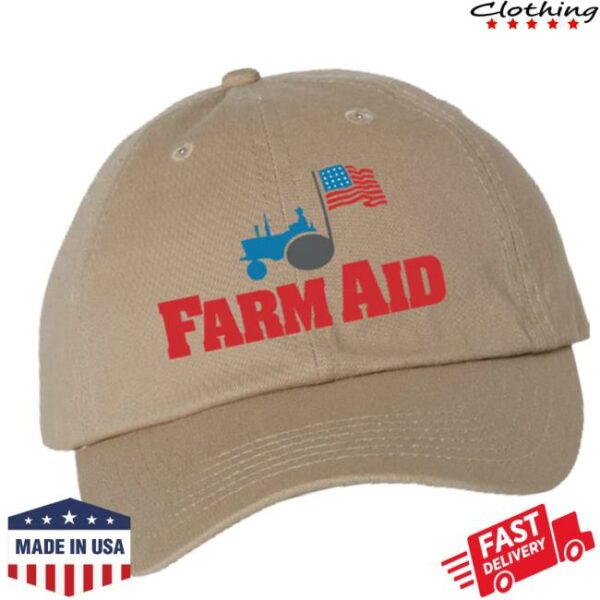 Farm Aid Store Merch Farm Aid Tractor Logo Baseball Hat
