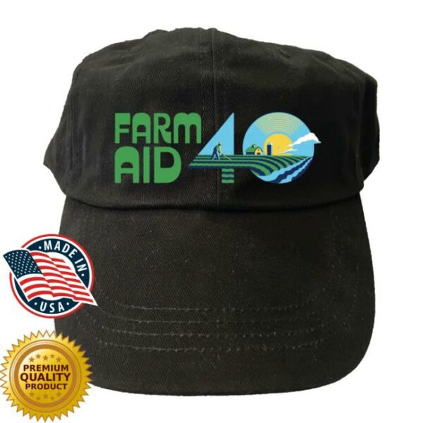 Farm Aid Store Merch Farm Aid 40 Festival Logo Baseball Hat