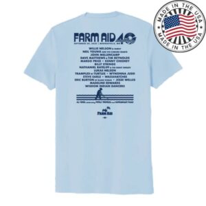 Farmaid Store Merch Farm Aid 40 Festival Logo Tee Farmaid Store Merch Farm Aid 40 Festival Logo Tee