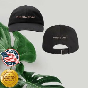 Mariah Carey Merch Store Mariah Carey Here For It All The Era Of Mi Black Cap