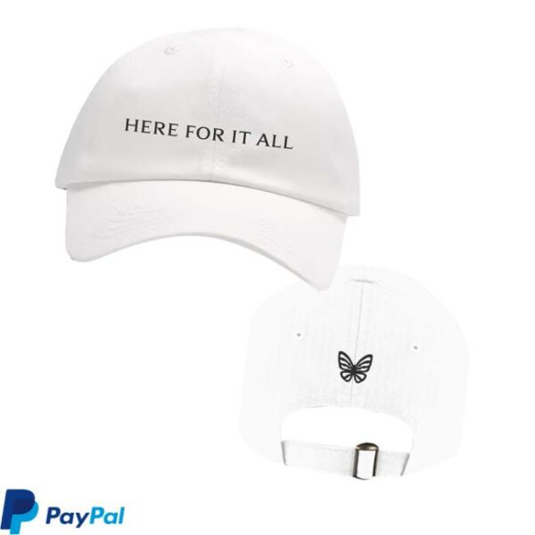 Mariah Carey Merch Store Mariah Carey Here For It All White Cap