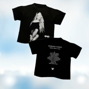 Mariah Carey Merch Store Mariah Carey Ere For It All Tracklist T-Shirt