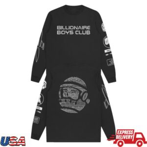 Bbcicecream Merch Store Bb Astro Digi Logo Ls T-Shirt Black