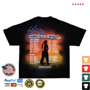 Natalie Jane Store Merch Where Am I Tour Tee