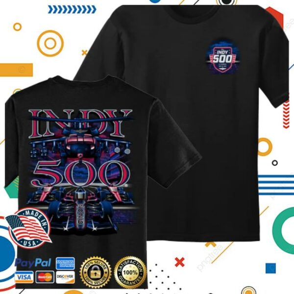 Indianapolis Motor Speedway Store Merch 2026 Indy 500 Ghost Blackhawk T-Shirt