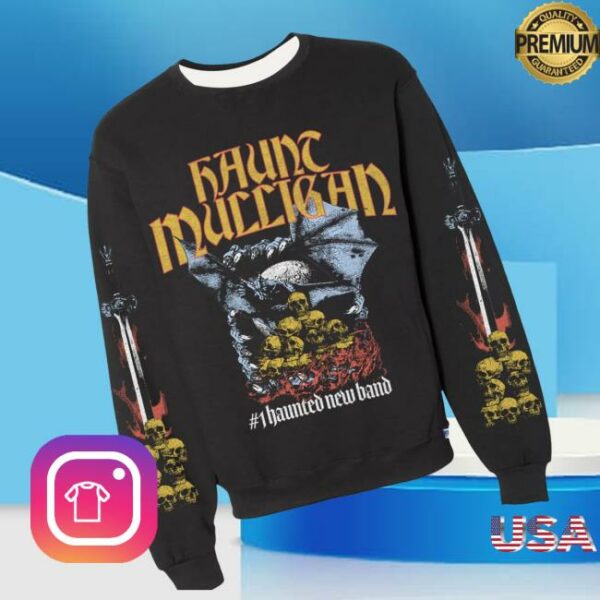Hot Mulligan Store Merch Skull Pile Crewneck