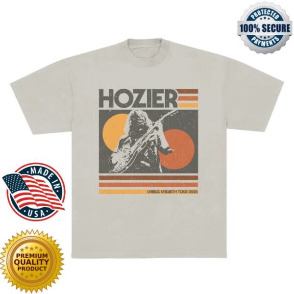 Hozier Store Merch Unreal Unearth 2025 Tour Tee