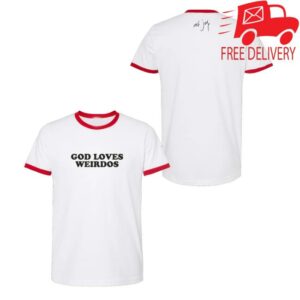 Mt Joy Band Store Merch God Loves Weirdos Tee