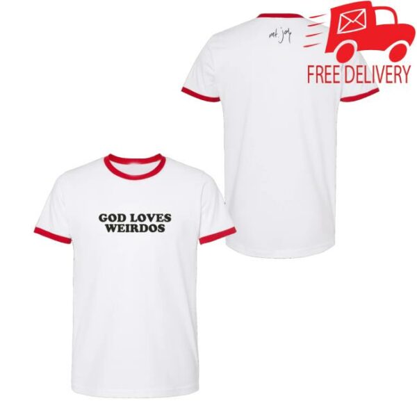 Mt Joy Band Store Merch God Loves Weirdos Tee