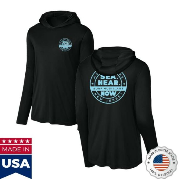 Seahearnowfestival Merch Store Hooded Performance Long Sleeve Tee