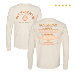 Seahearnowfestival Merch Store Surf Lineup Long Sleeve Tee