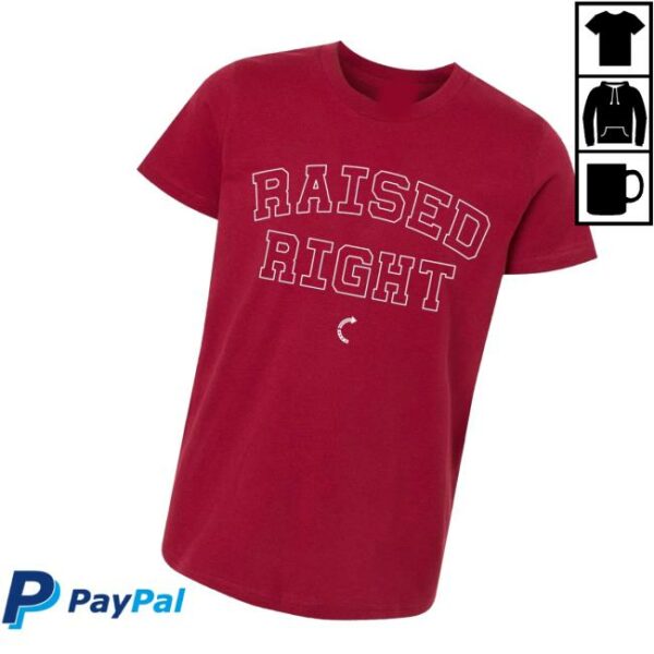 Tpusa Merch Store Raised Right T-Shirt