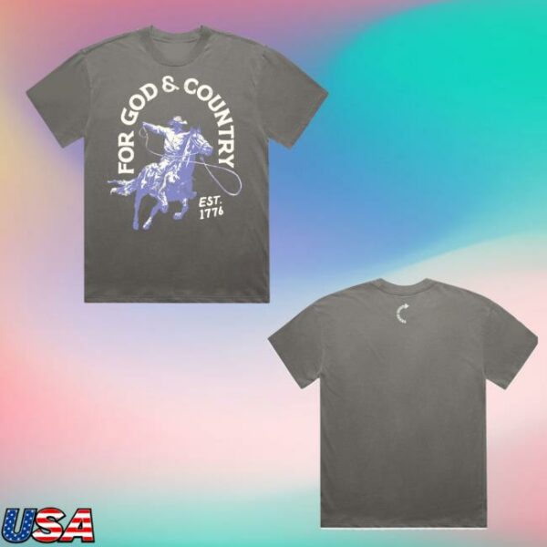 Tpusa Merch Store For God And Country T-Shirt