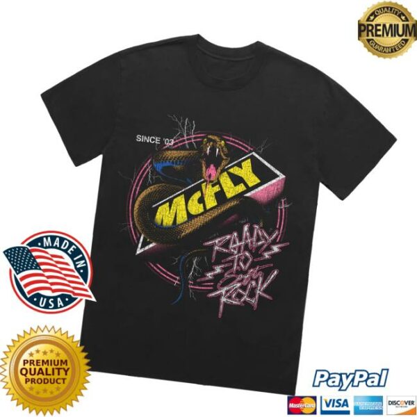 Mcfly Store Merch Ready To Soft Rock T-Shirt