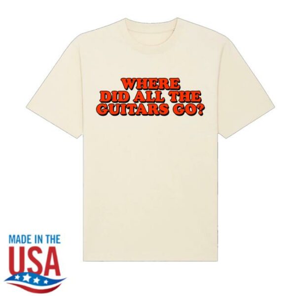 Mcfly Store Merch Power To Play Where Did All The Guitars Go Tee