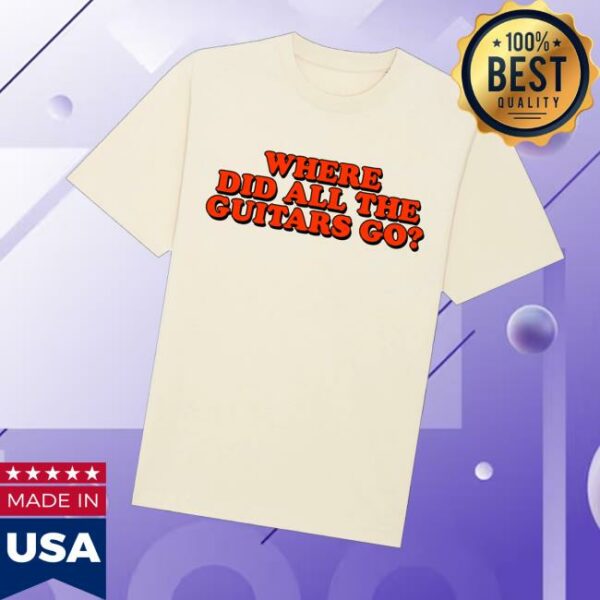 Mcfly Store Merch Power To Play Where Did All The Guitars Go Tee